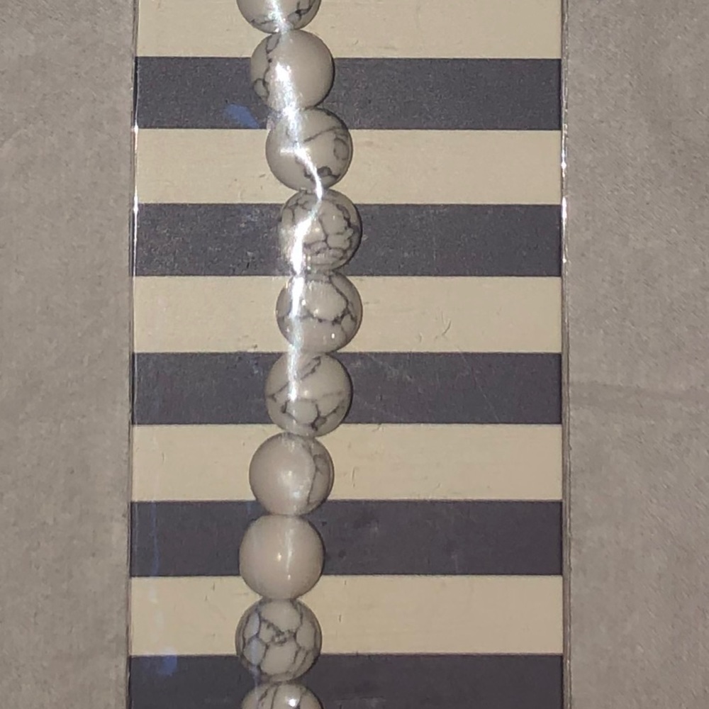 KEEP Collective Inspirational beads. Howlite.